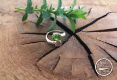 Peridot-Turmalin-Ring