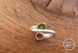 Peridot-Turmalin-Ring